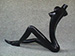 Female, black, sitting, piece no. 2