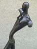 Male, black, kneeling, piece no. 1. Partial.