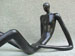 Male, black, reclining, piece no. 2. Partial.